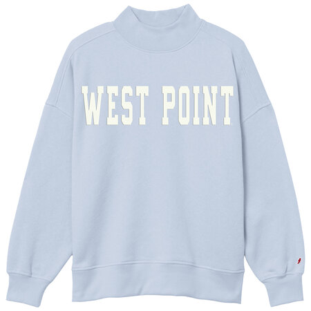 League Collegiate West Point Pastel Diana Mock Neck