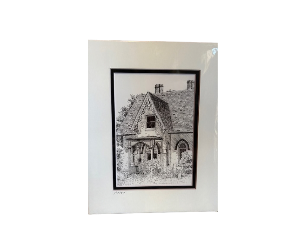 Gingerbread House Print (Quarters 146) 8 x10 inches