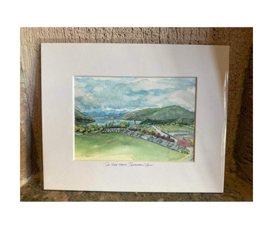 "The View from the Roof Terrace, Jefferson Hall" Print, 5 x 7 (M. Mullin)