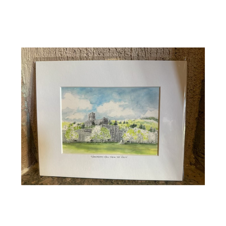 "Washington Hall From The Plain" Print, 5 x 7 inches (M. Mullin)