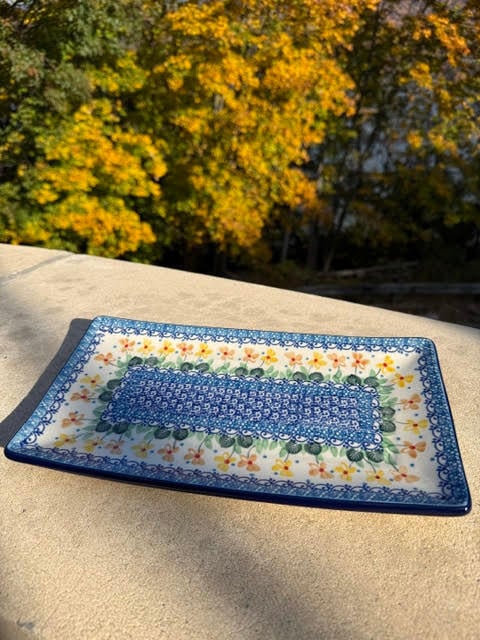 Euro Tray, Polish Pottery (C26)