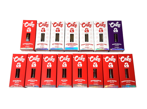 CAKE DELTA 8 CARTRIDGE 940MG Golden Door Wholesale