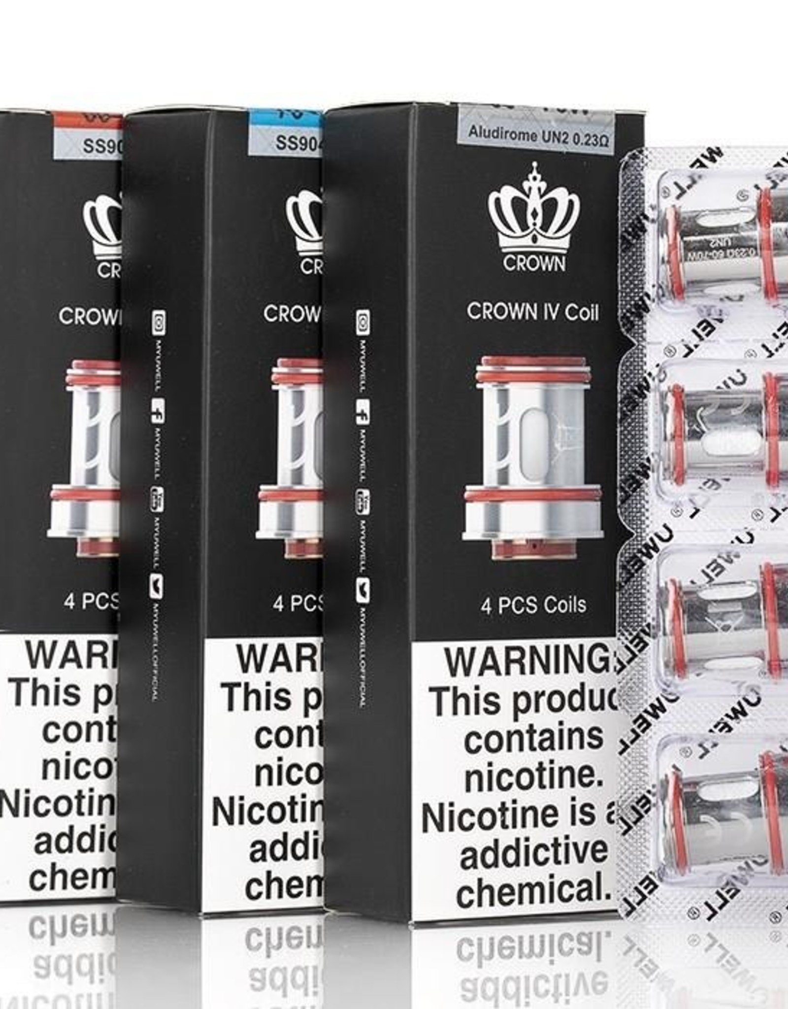 Uwell UWELL CROWN 4 COILS (4 PACK)