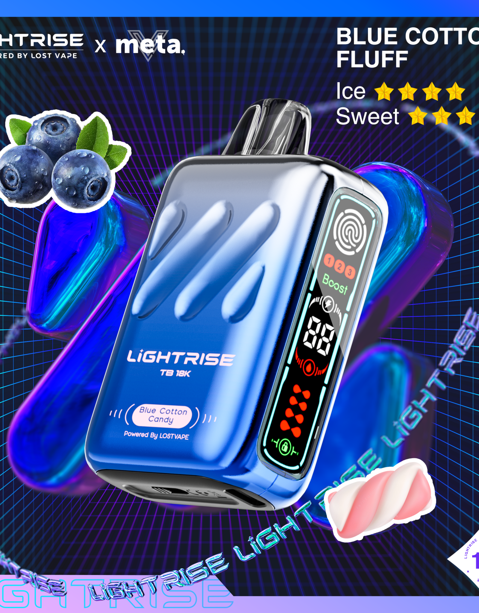 LOST VAPE Lost Vape Lightrise TB 18K Disposable