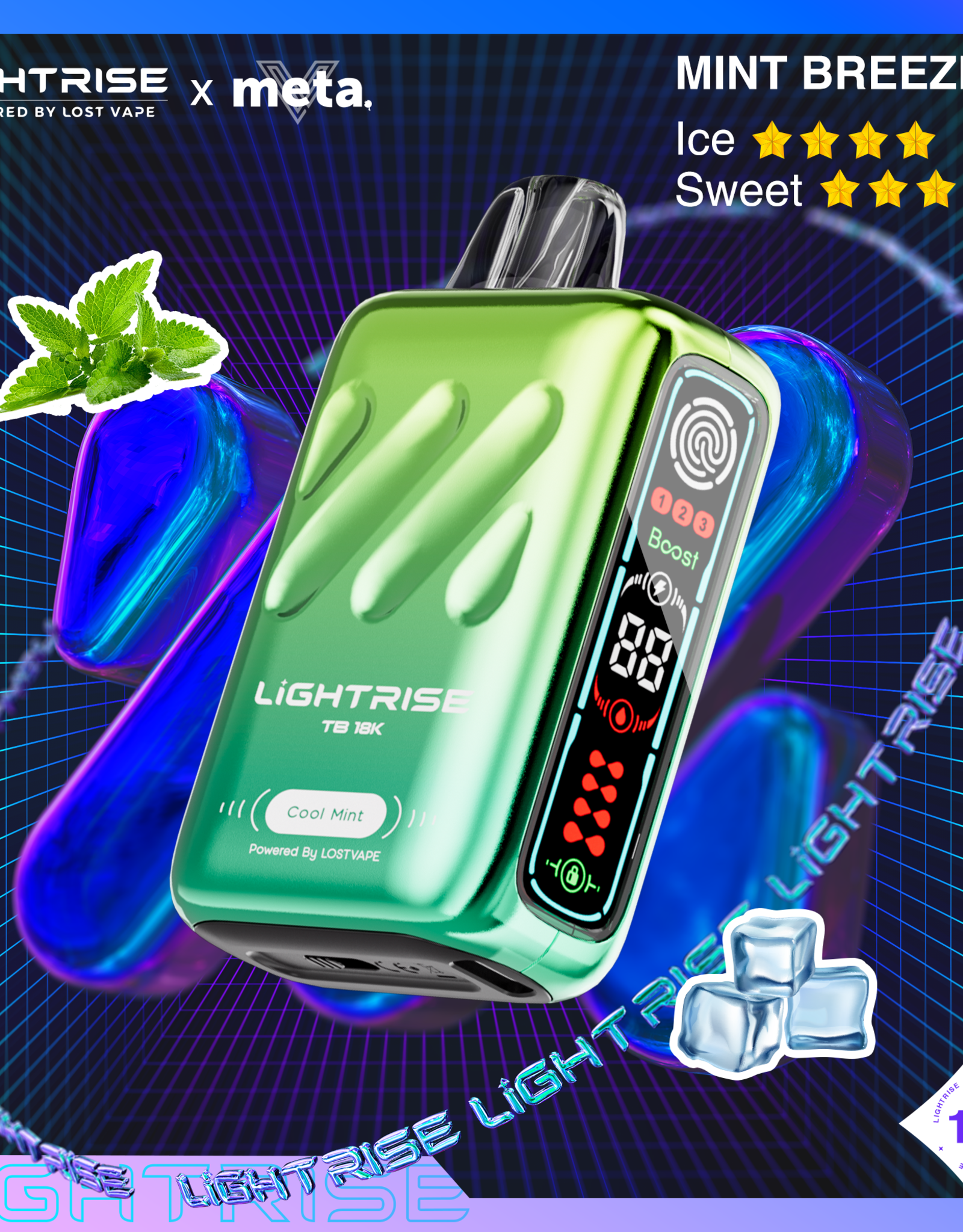 LOST VAPE Lost Vape Lightrise TB 18K Disposable