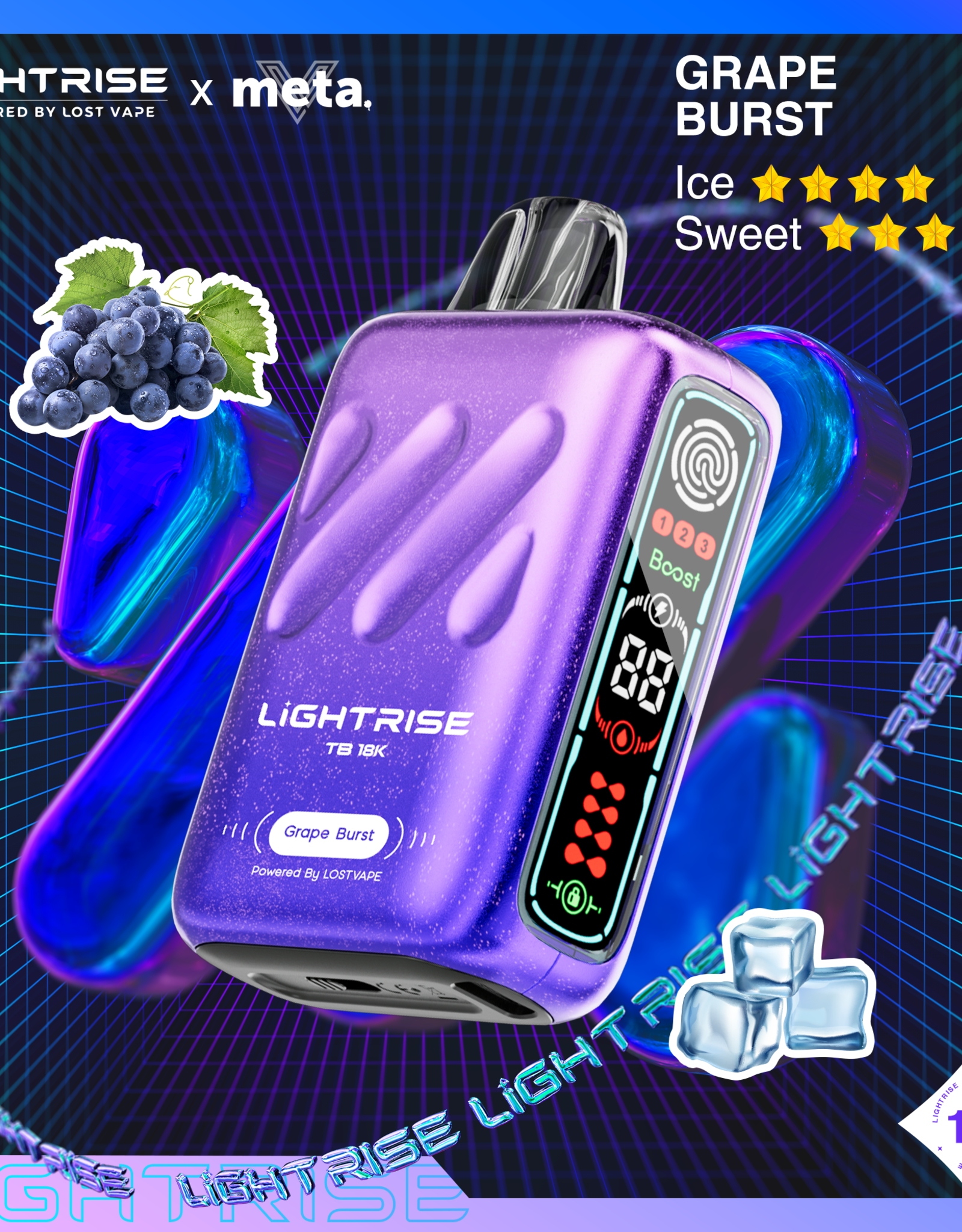 LOST VAPE Lost Vape Lightrise TB 18K Disposable