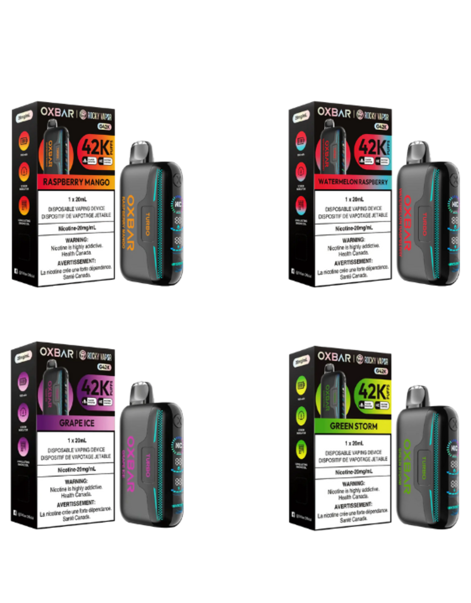 OxBar Rocky Vapor Oxbar G42K