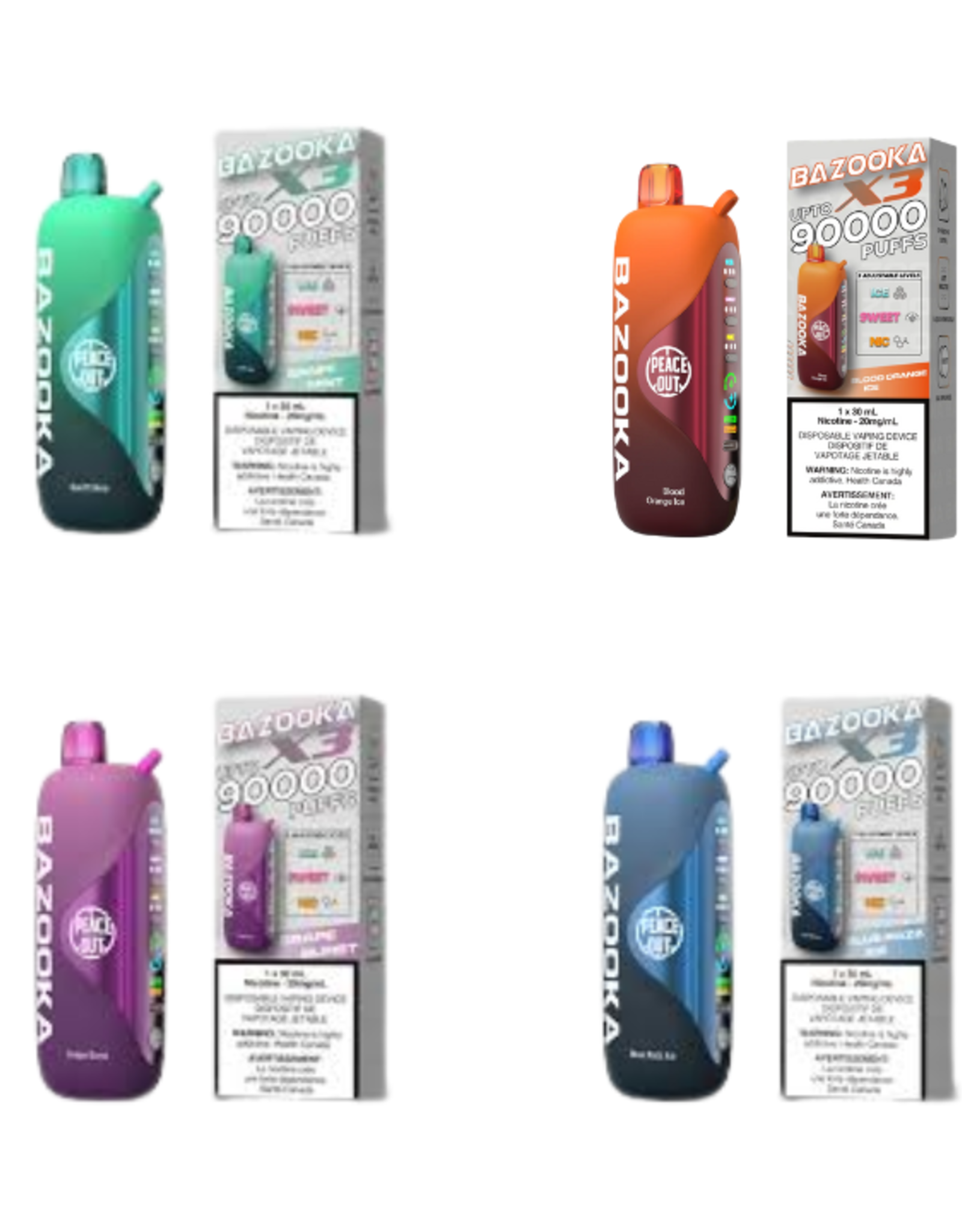 Bazooka Bazooka X3 90K Disposable