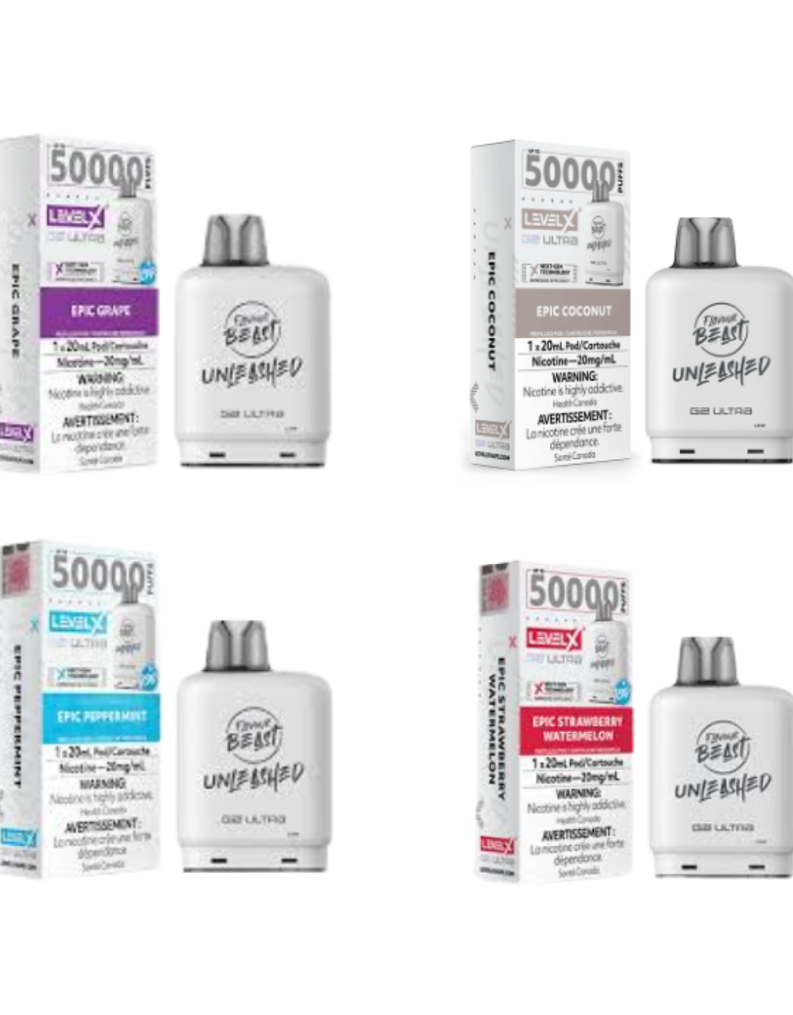 Level X G2 Ultra Level X G2 Ultra Unleashed 50k Pods