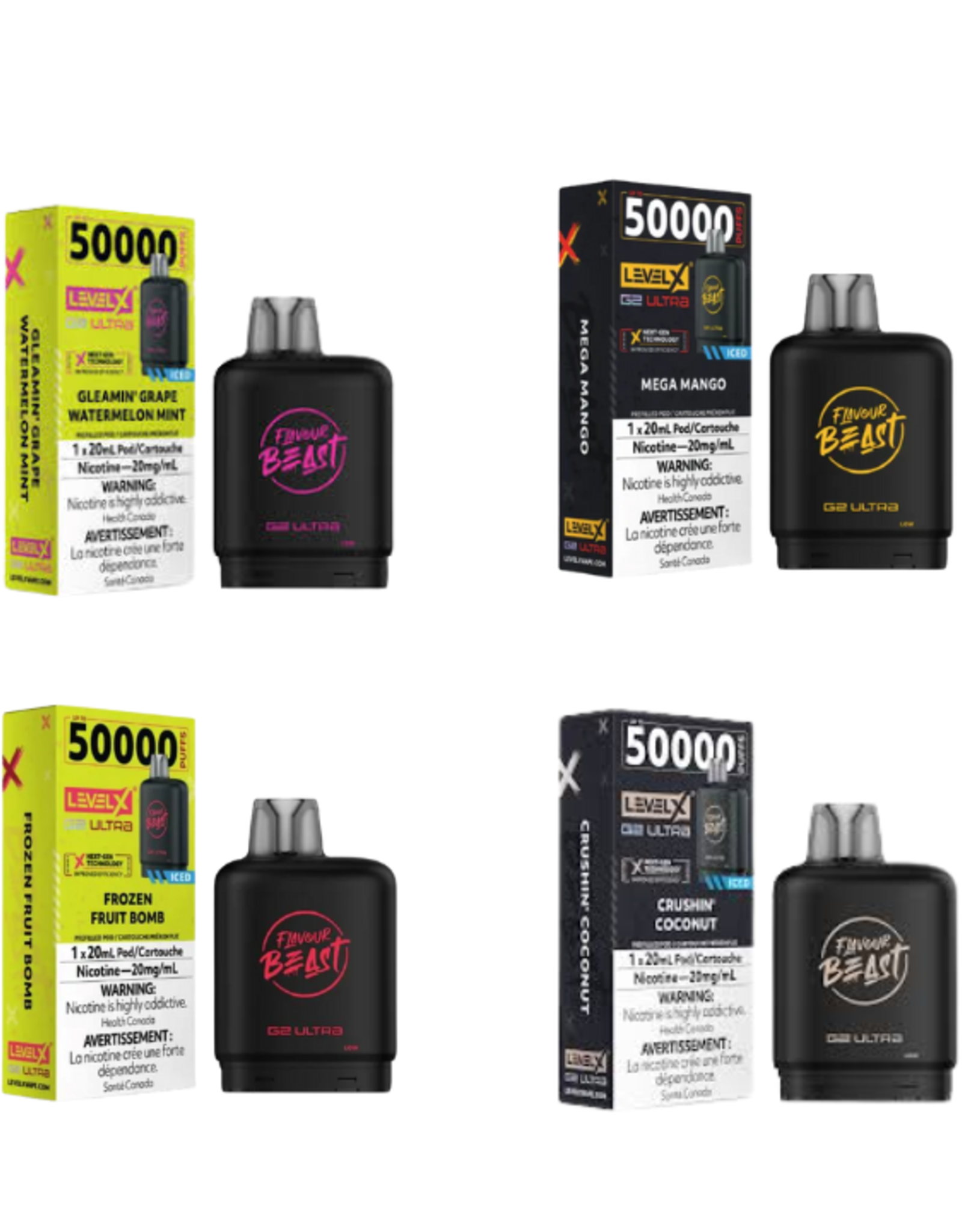 Level X G2 Ultra Level X G2 Ultra Pods 50K Puffs