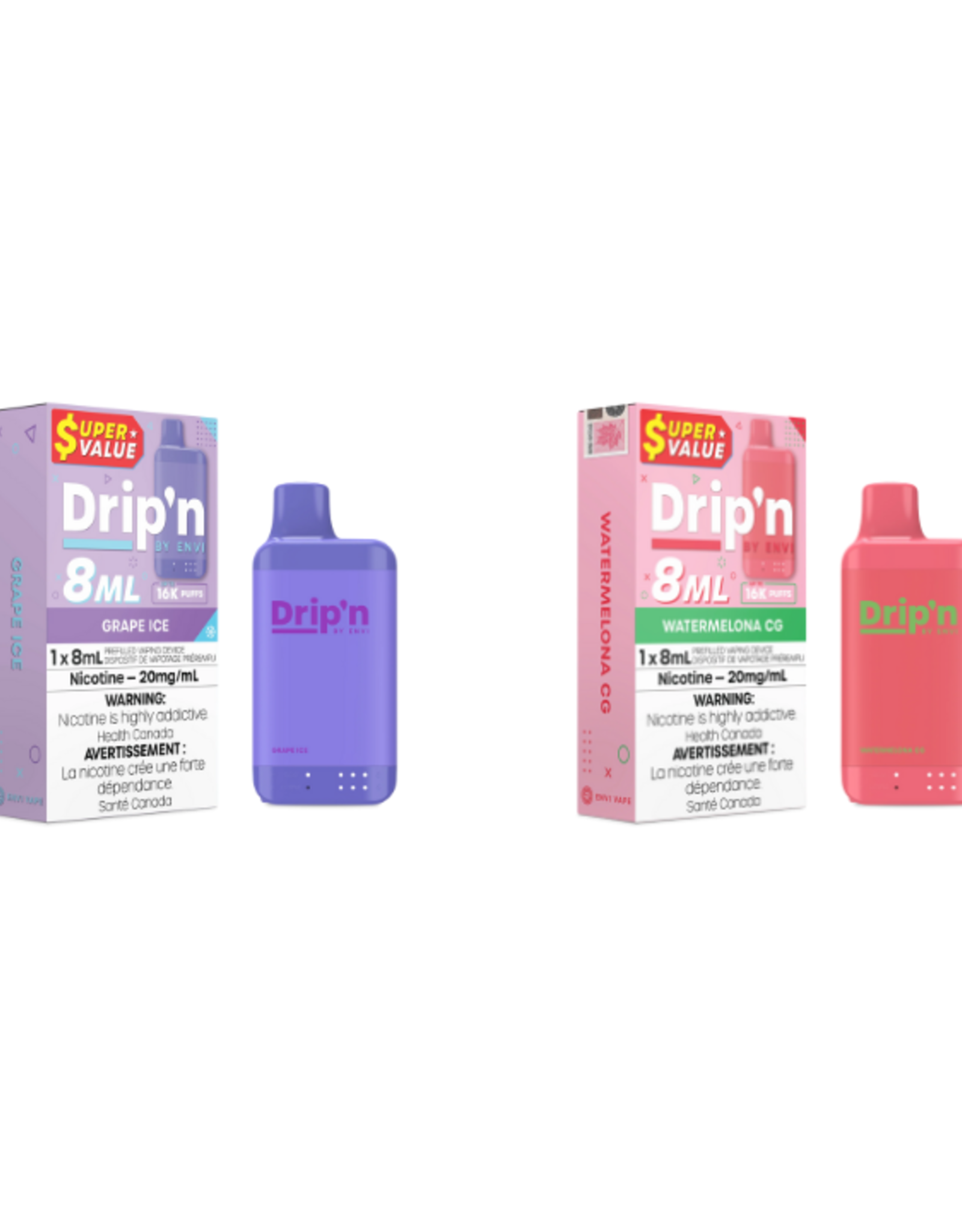 Drip'n Drip'n by Envi 8ml Disposable (16K)