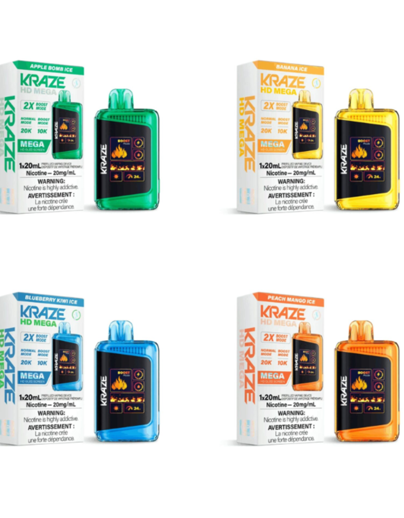 Kraze Kraze HD Mega Disposable