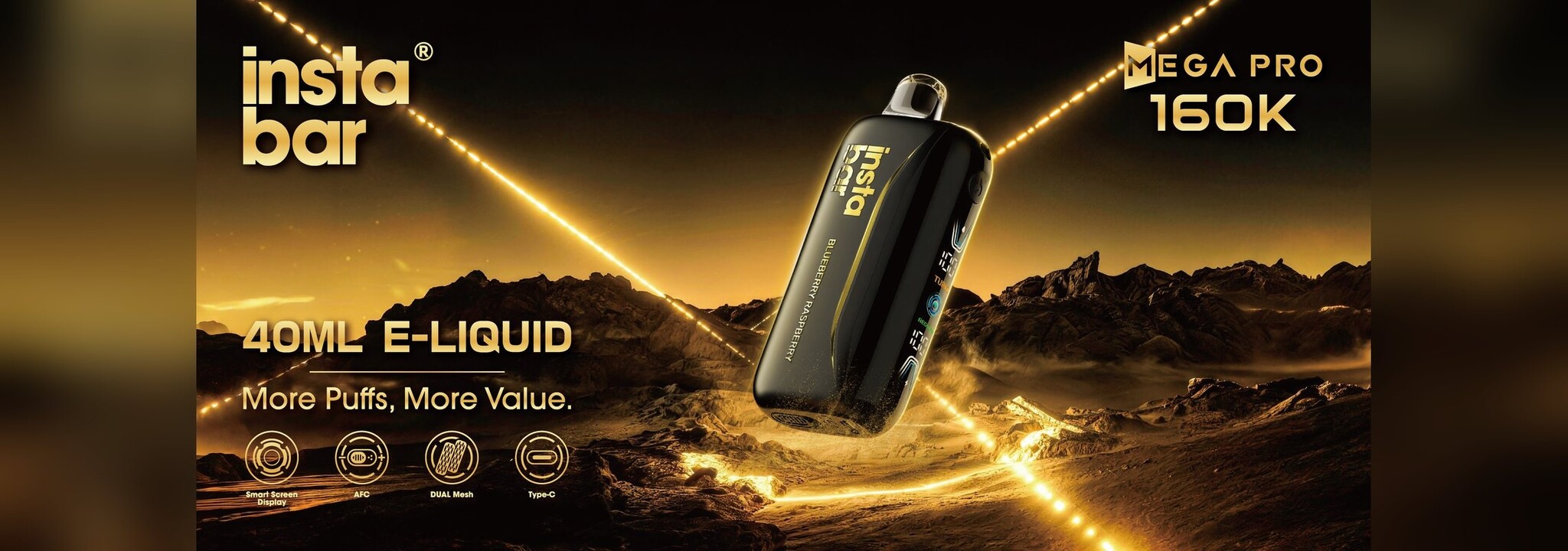 Insta Bar Mega Pro 160K - Now Available