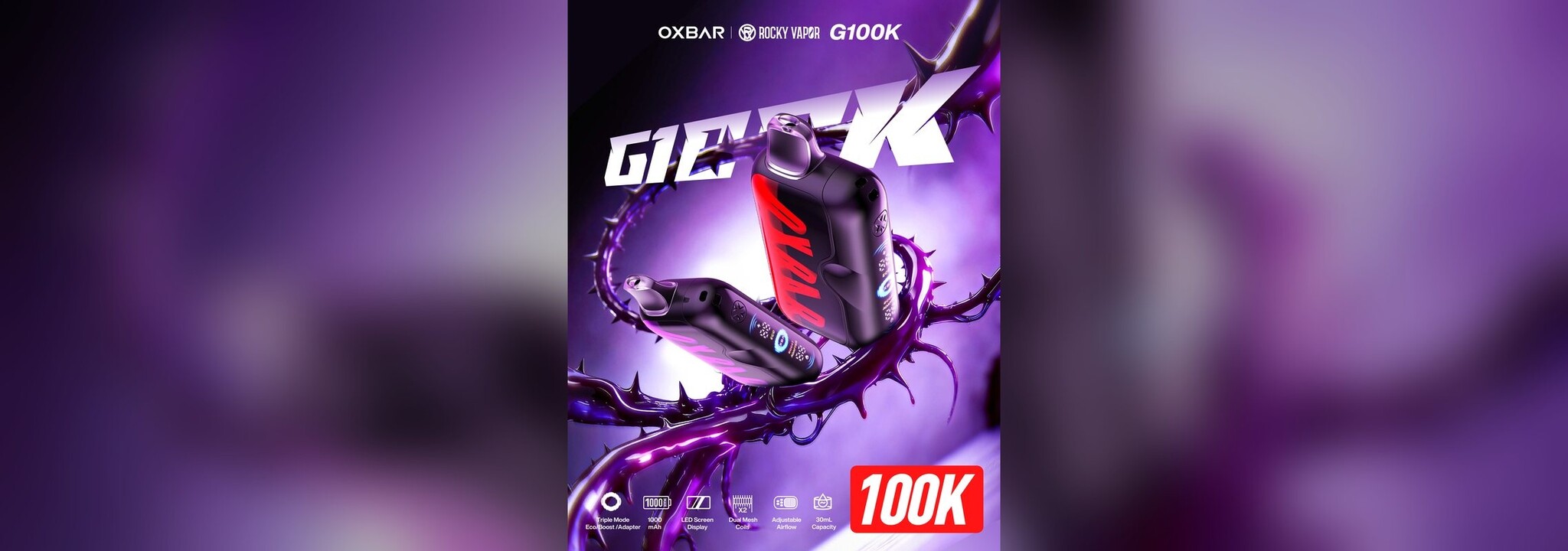 Rocky Vapor Oxbar G100K - Now Available