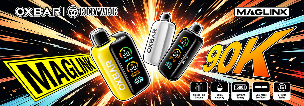 Rocky Vapor Oxbar Maglink 90K - Now Available