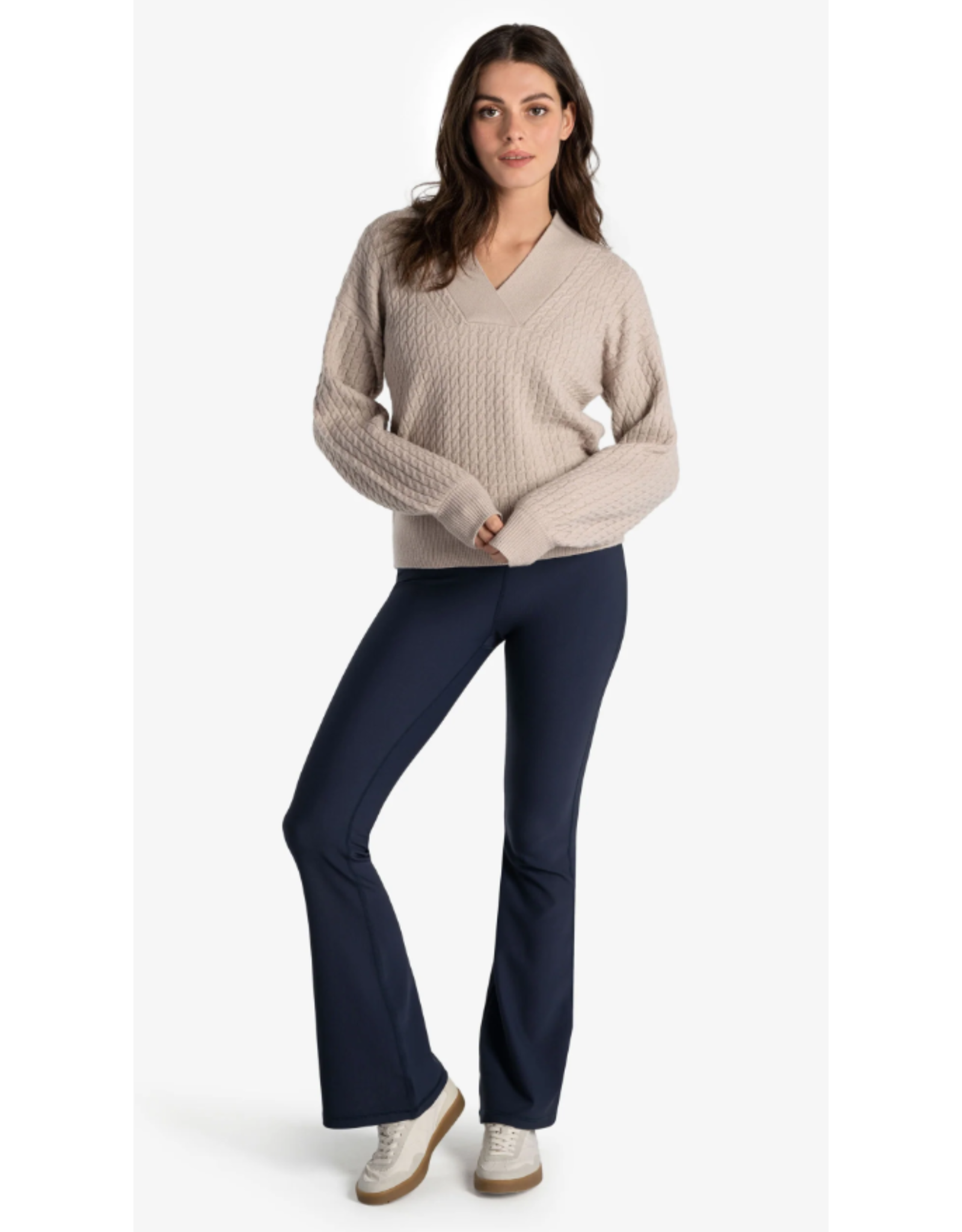 LOLË LSW4354 CAMILLE V-NECK SWEATER