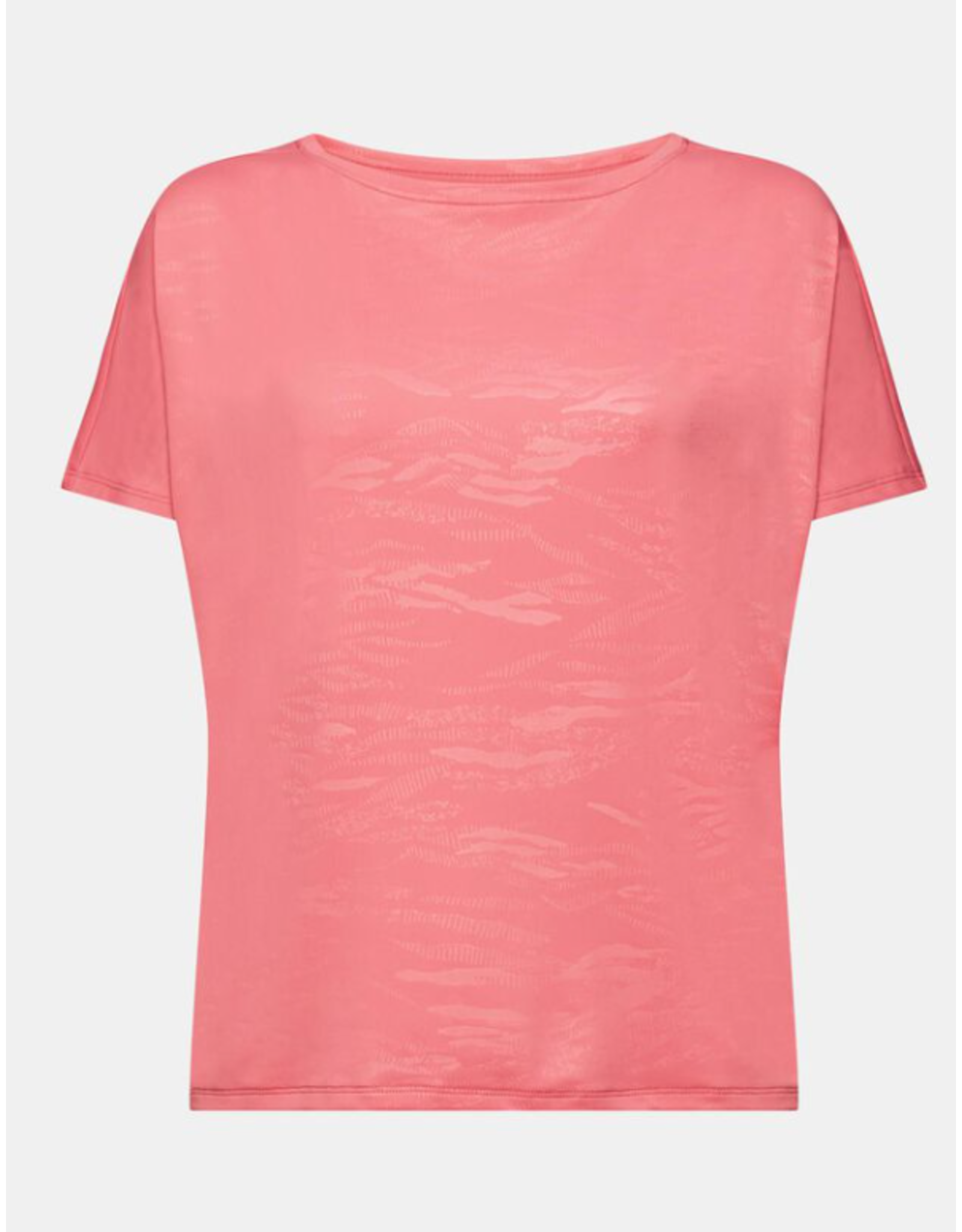 ESPRIT 093EI1K301 WET EMBOSSED SS TEE E-DRY