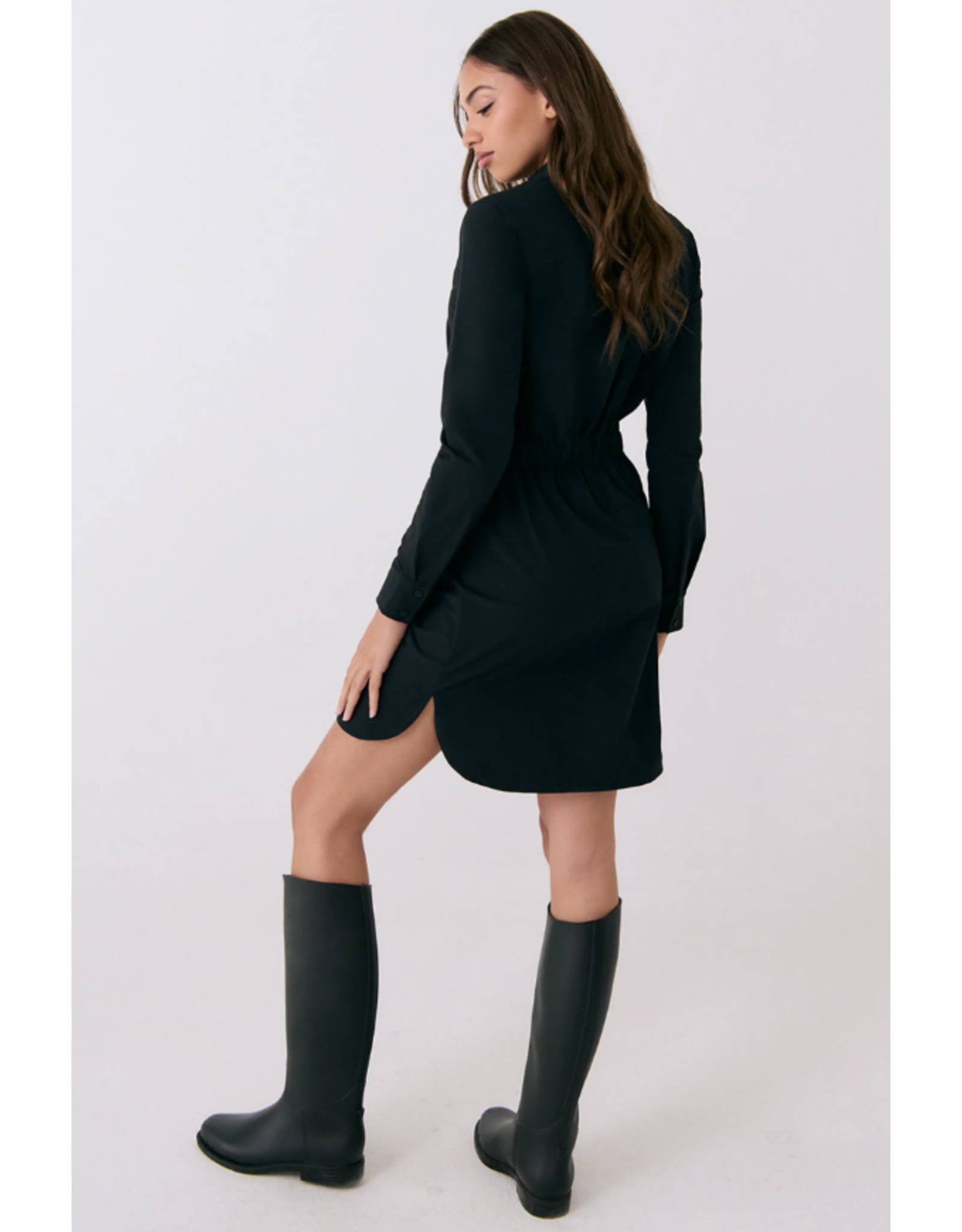 LOLË LSW4542 OLIVIE TECH SHIRT DRESS