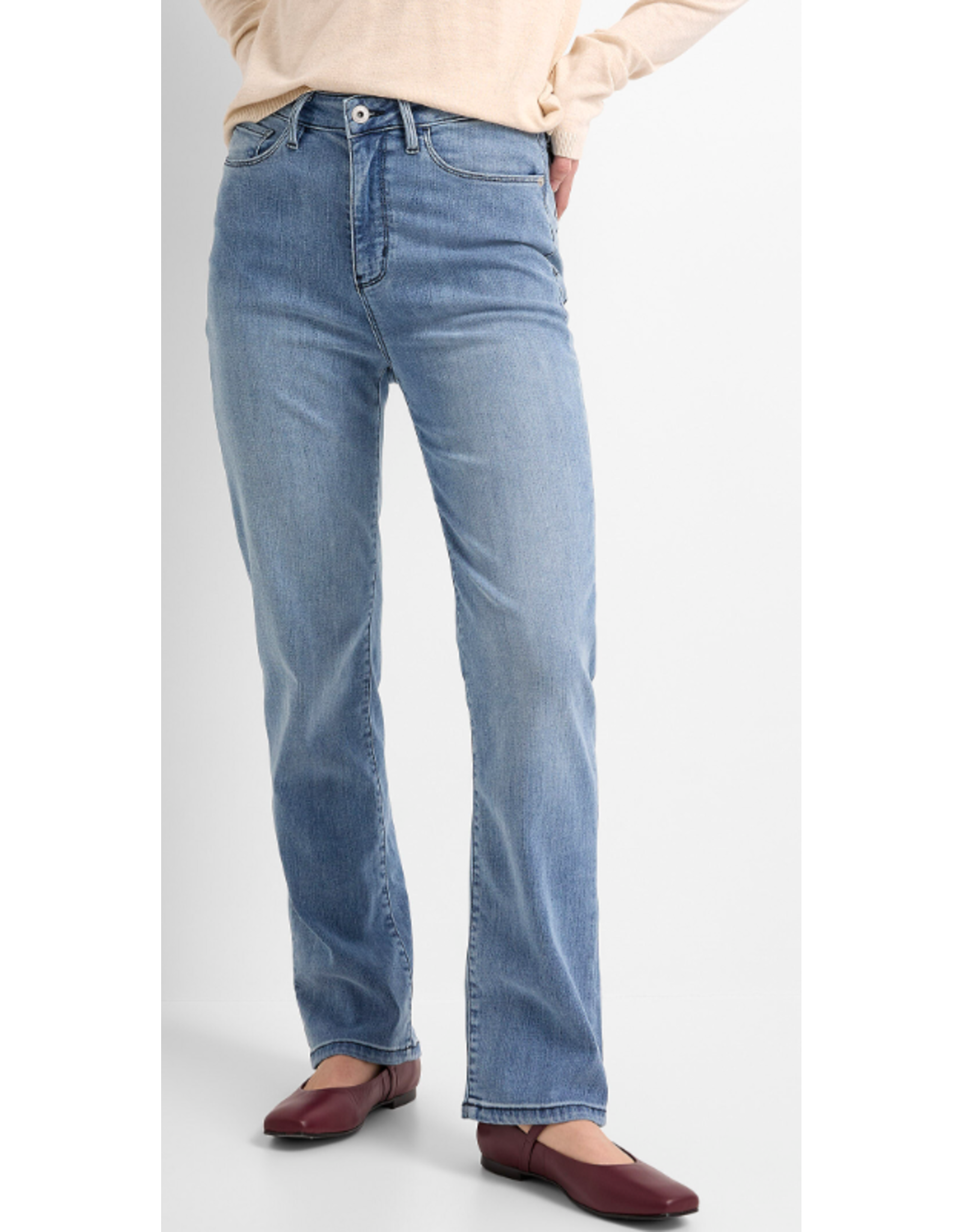 DUER WFIS5011 No Sweat Denim High Rise Slim Straight
