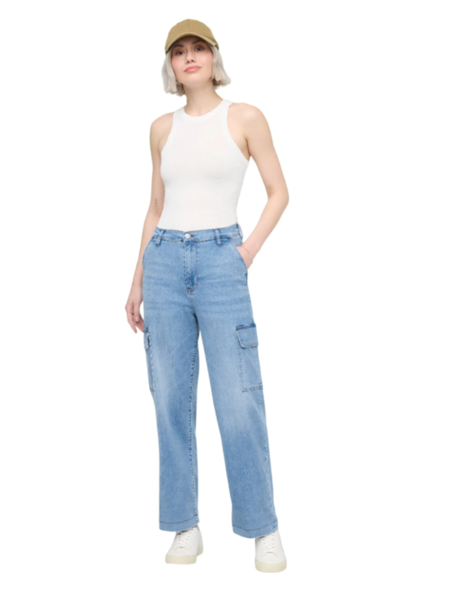 DUER WFWR4501 Performance Denim Lite High Rise Cargo