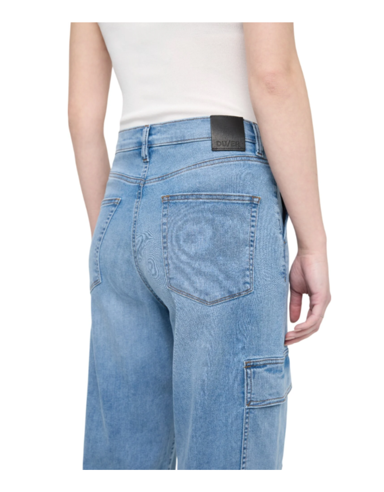 DUER WFWR4501 Performance Denim Lite High Rise Cargo