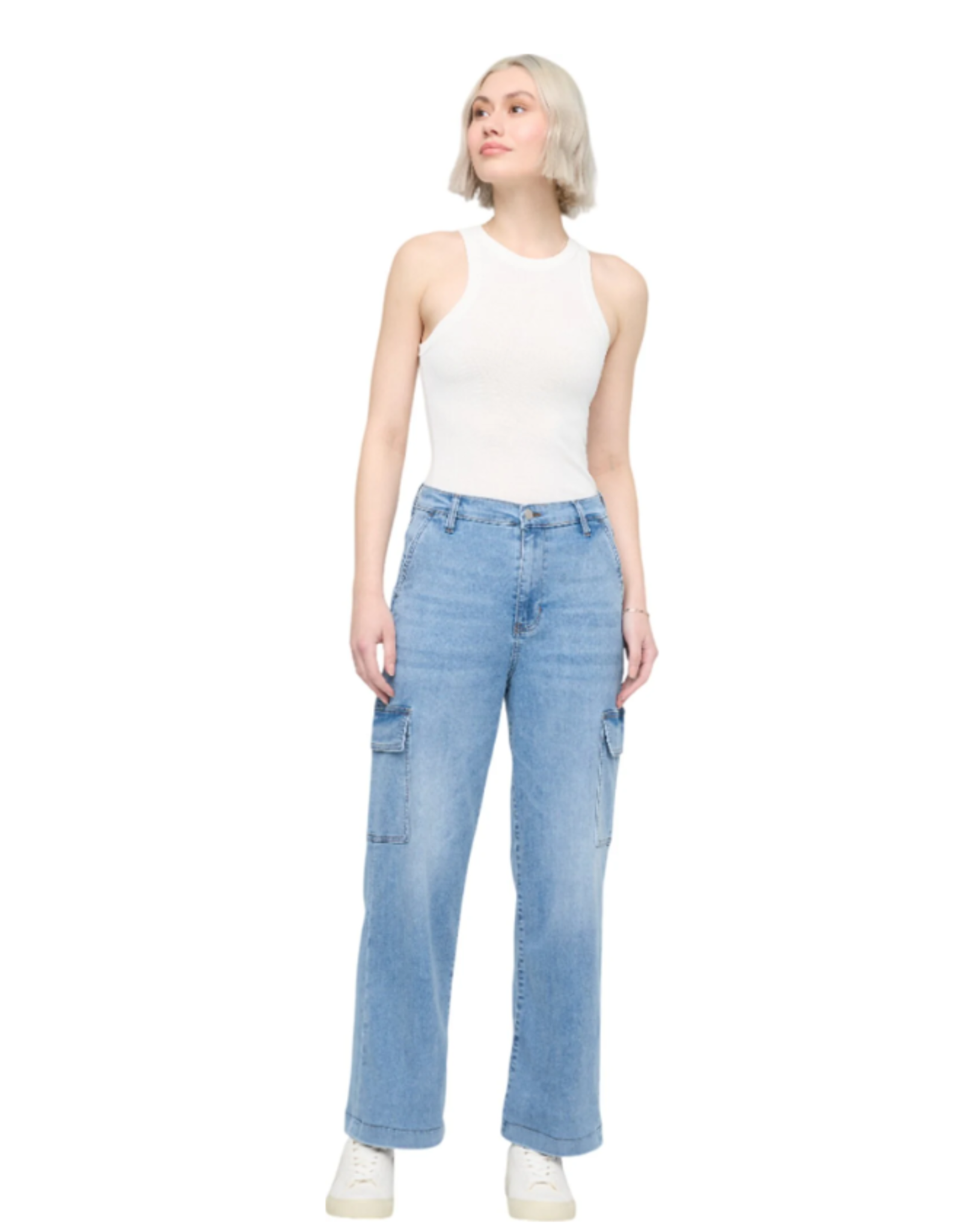 DUER WFWR4501 Performance Denim Lite High Rise Cargo