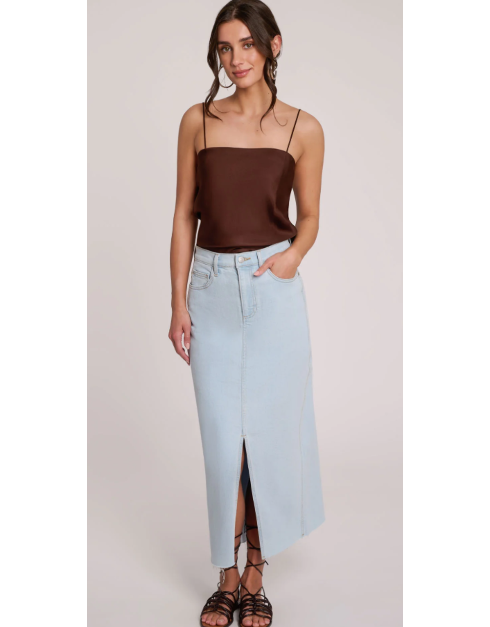 YOGA JEANS 2758 Jupe taille haute