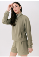 LOLË LSW4594 CITY HALF ZIP TOP