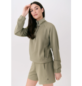 LOLË LSW4594 CITY HALF ZIP TOP