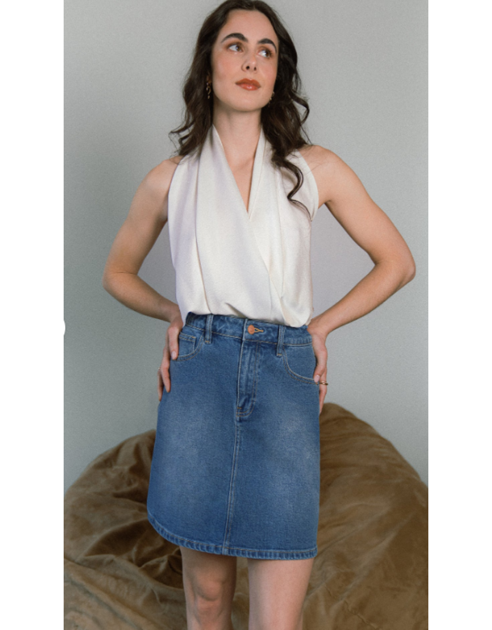 YOGA JEANS 2774 JUPE TAILLE REG 17 PO
