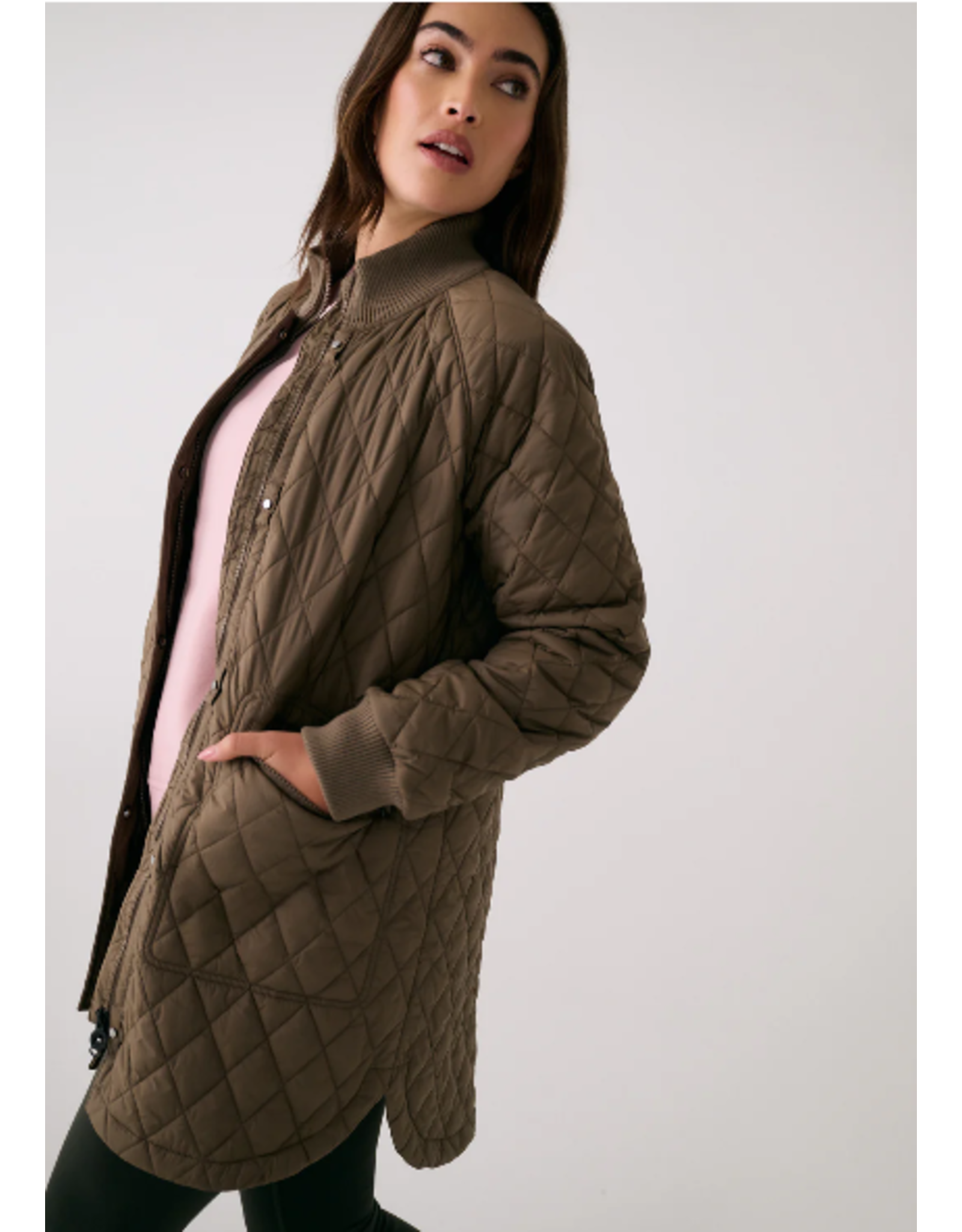 LOLË LUW0891 3/4 BOMBER MANTEAU