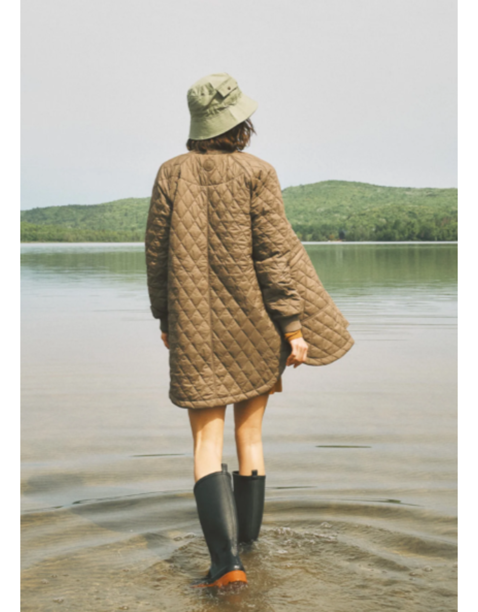 LOLË LUW0891 3/4 BOMBER MANTEAU