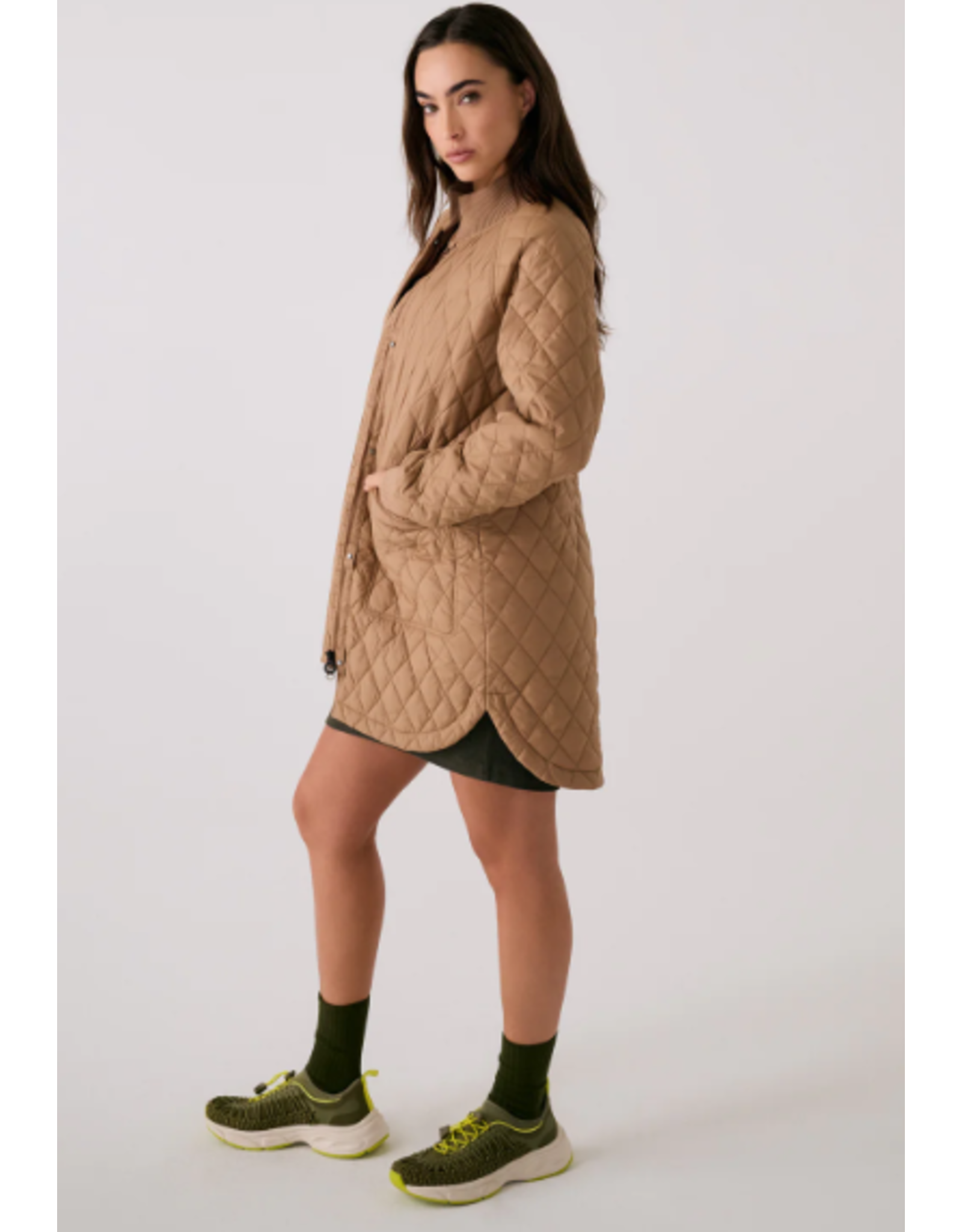 LOLË LUW0891 3/4 BOMBER MANTEAU