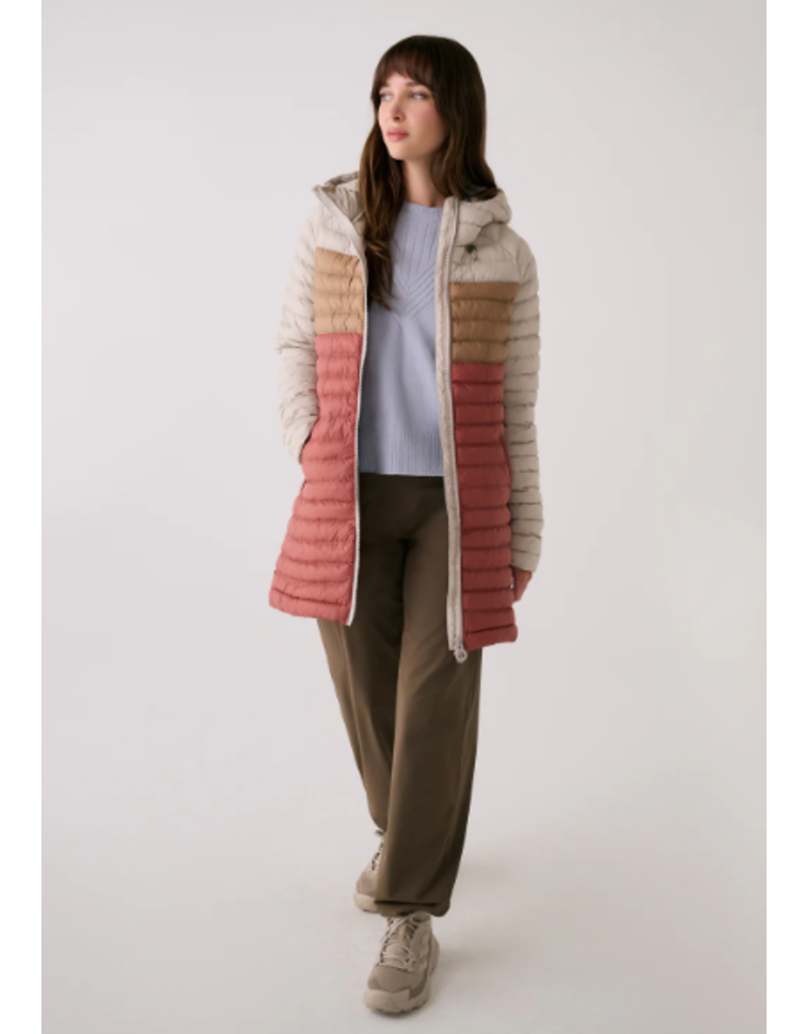 LOLË LUW0940 VALLEY SYNTH DUVET MANTEAU