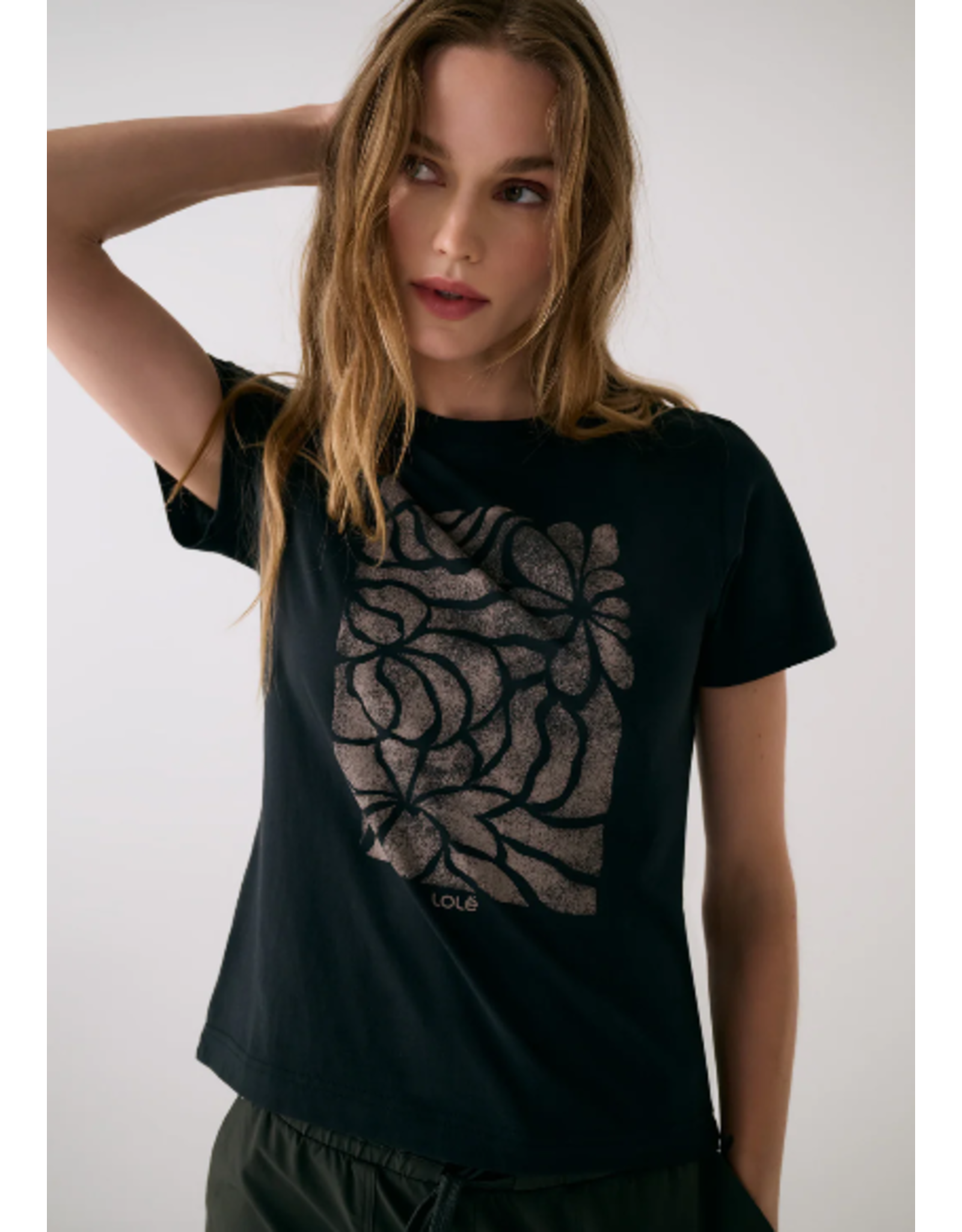 LOLË LSW4666 LAURIER LOGO T-SHIRT