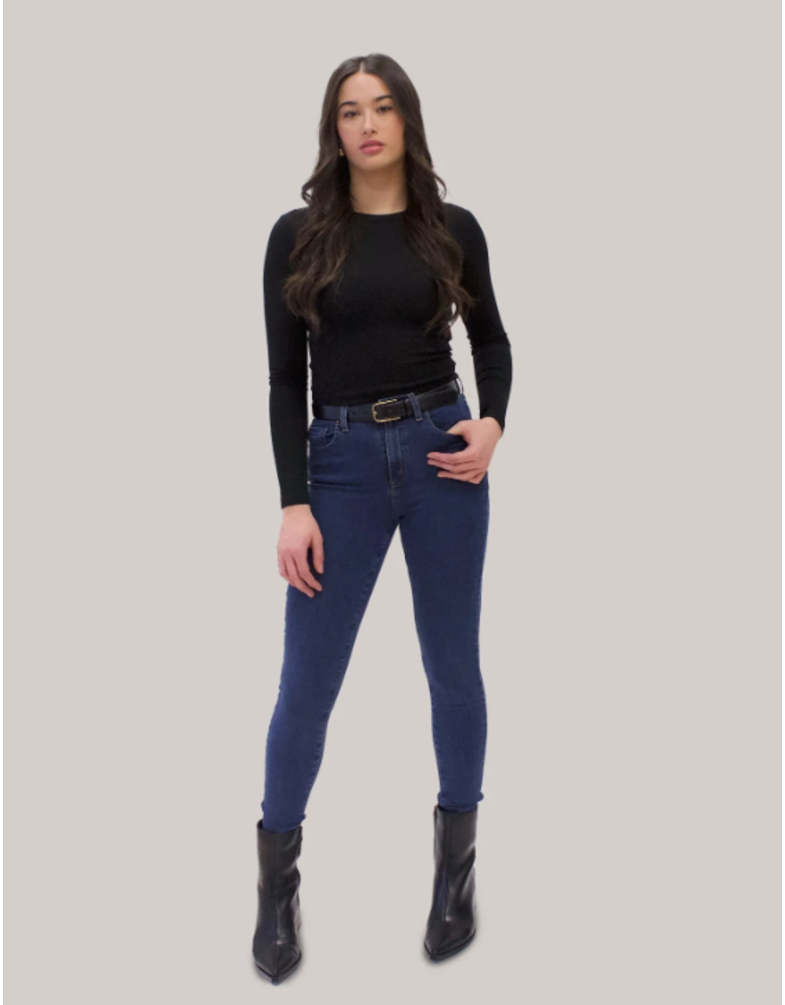 YOGA JEANS 2166SA-R30 RACHEL SKINNY TAILLE CLASSIQUE 30 PO