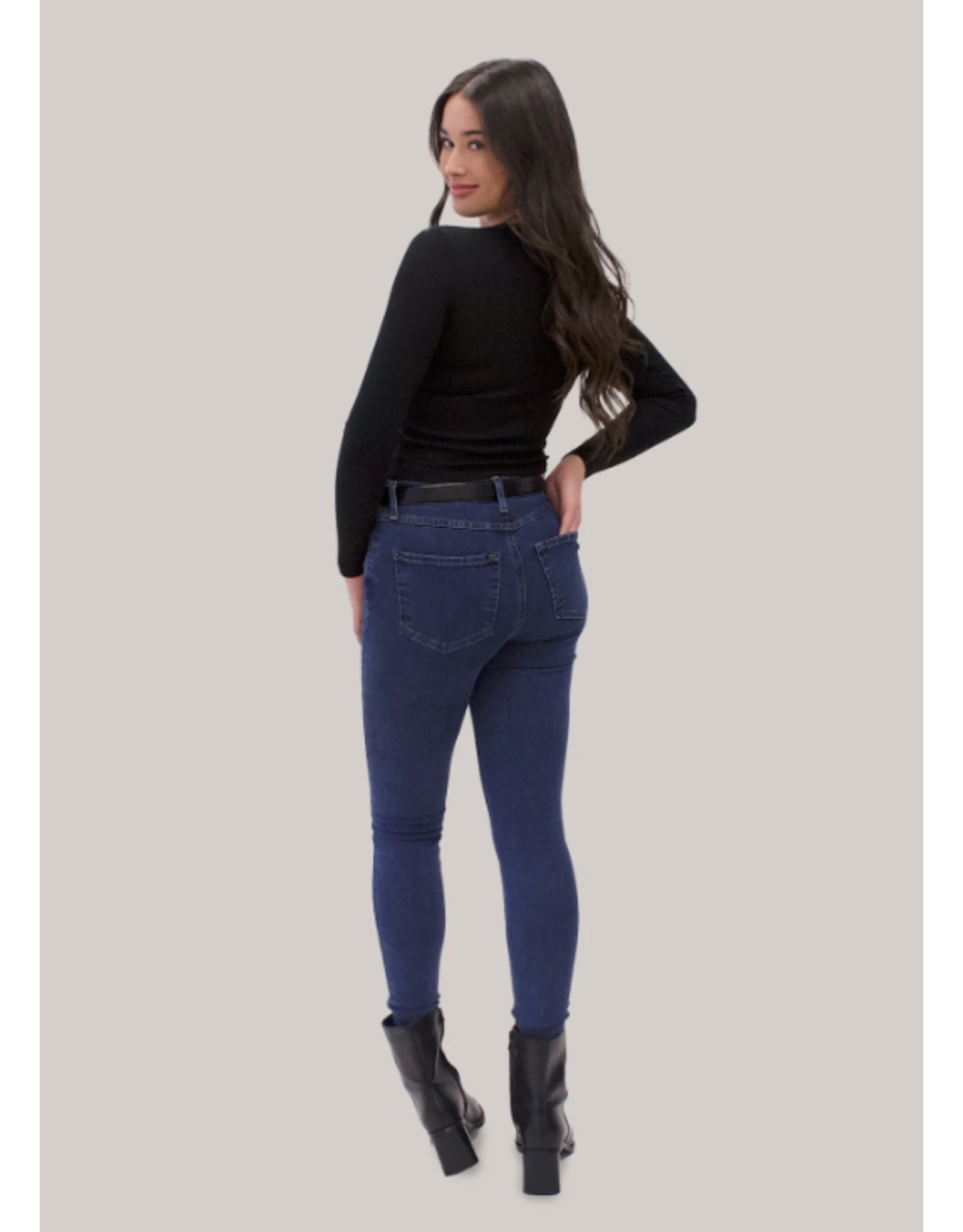 YOGA JEANS 2166SA-R30 RACHEL SKINNY TAILLE CLASSIQUE 30 PO