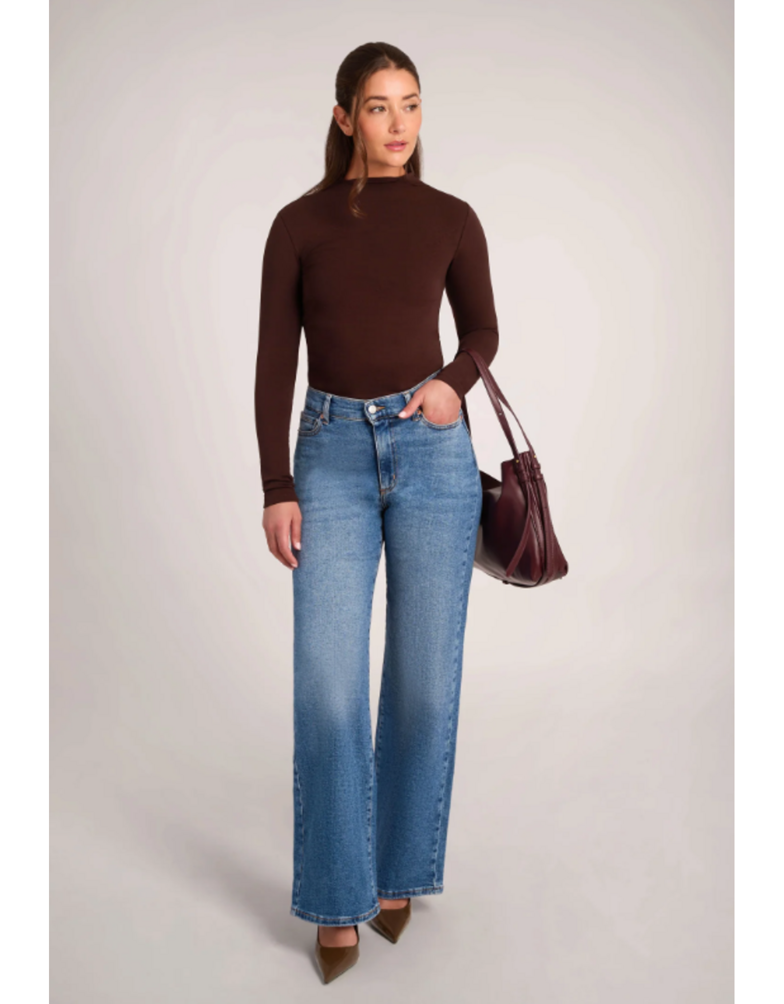 YOGA JEANS 2637 LILY WIDE LEG TAILLE HAUTE