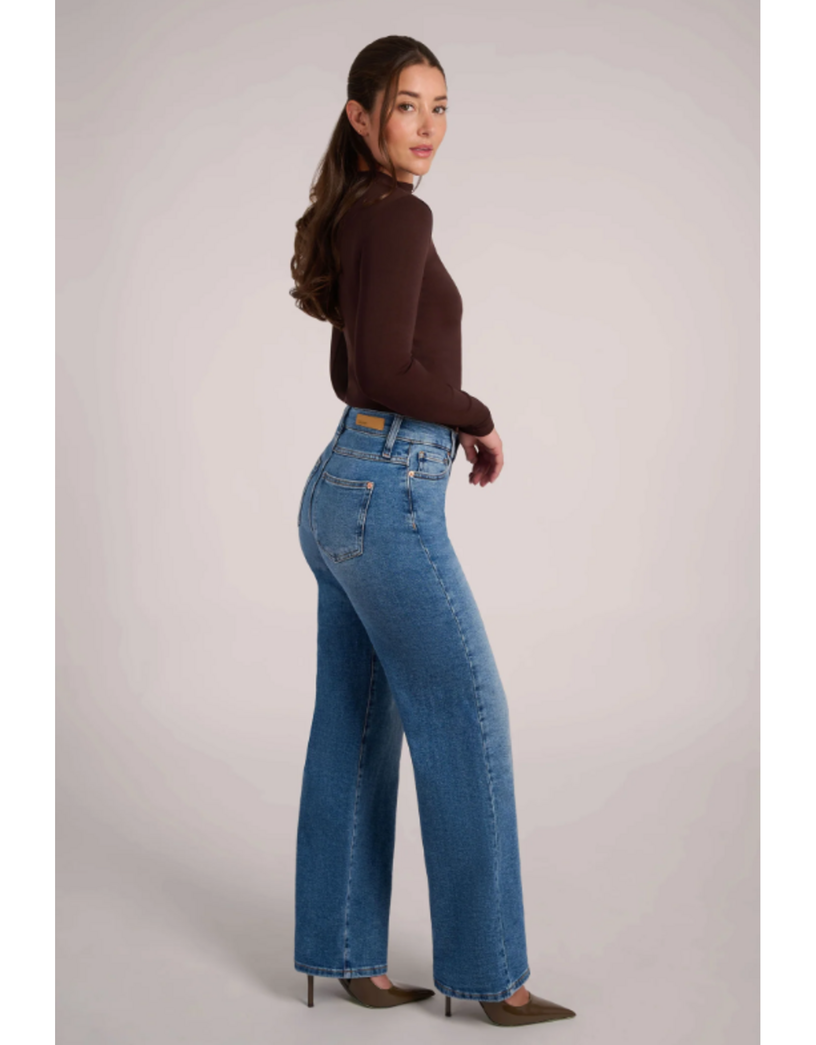 YOGA JEANS 2637 LILY WIDE LEG TAILLE HAUTE