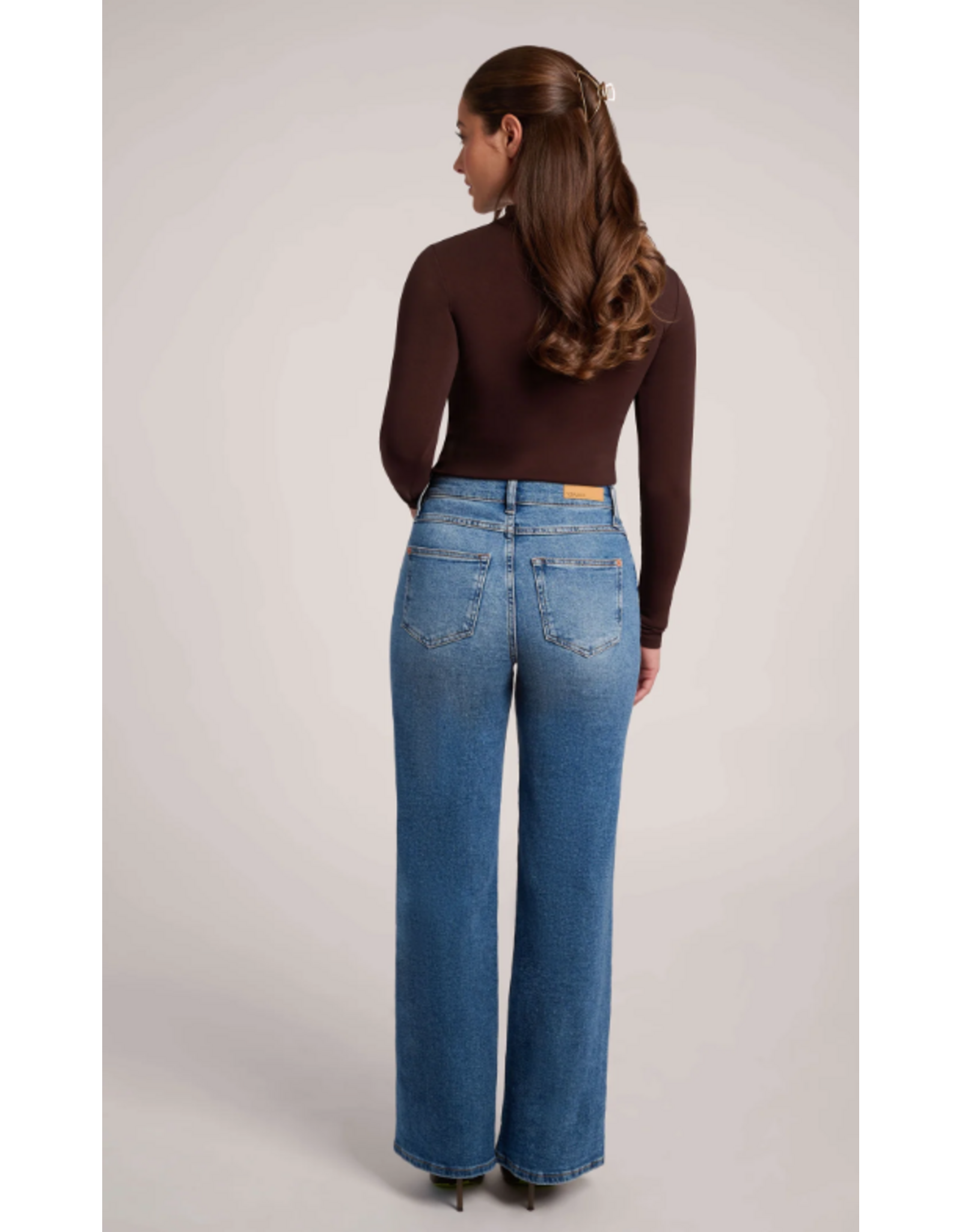 YOGA JEANS 2637 LILY WIDE LEG TAILLE HAUTE