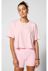 MPG 11A1057 BOXY CROPPED PIMA TEE