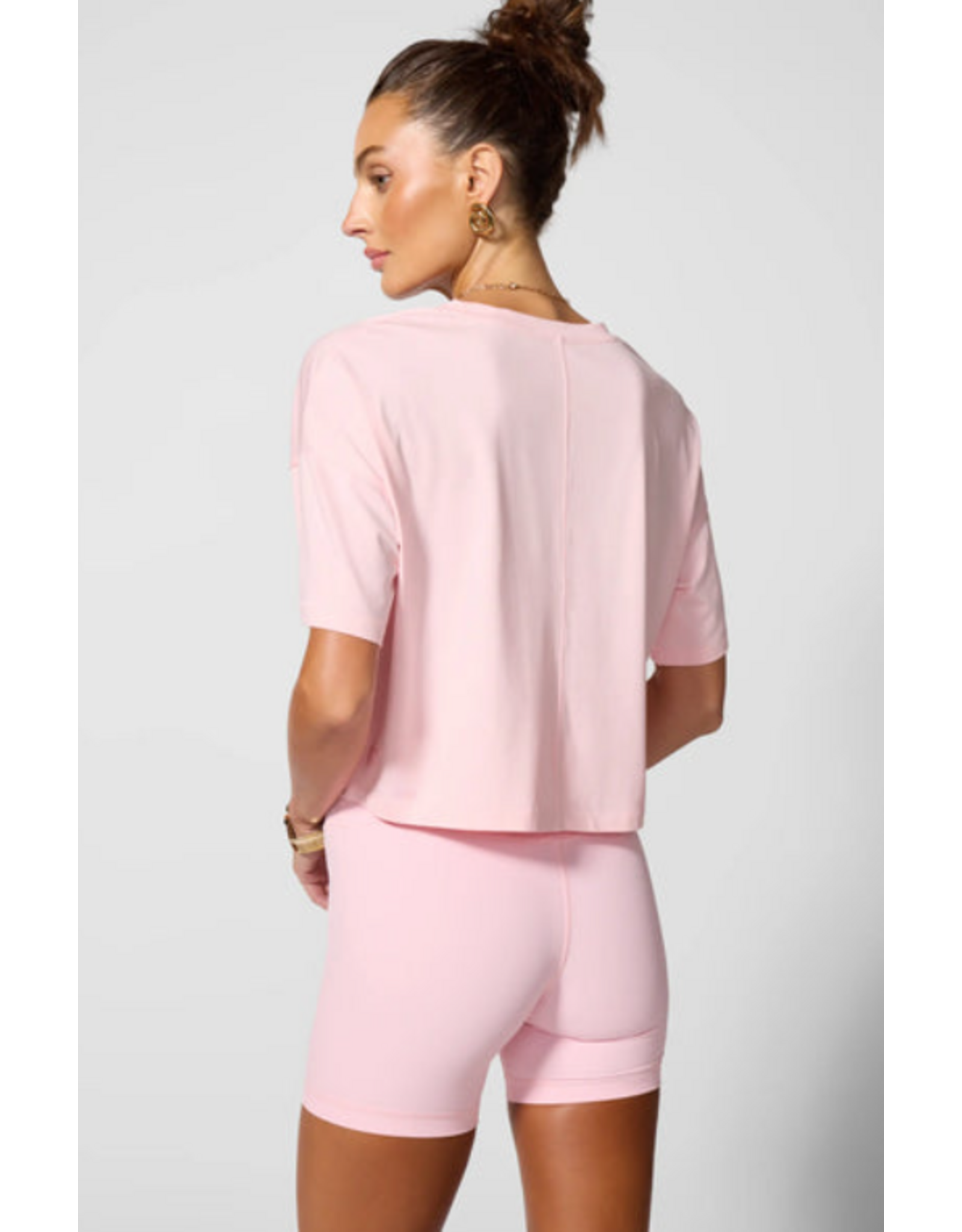 MPG 11A1057 BOXY CROPPED PIMA TEE