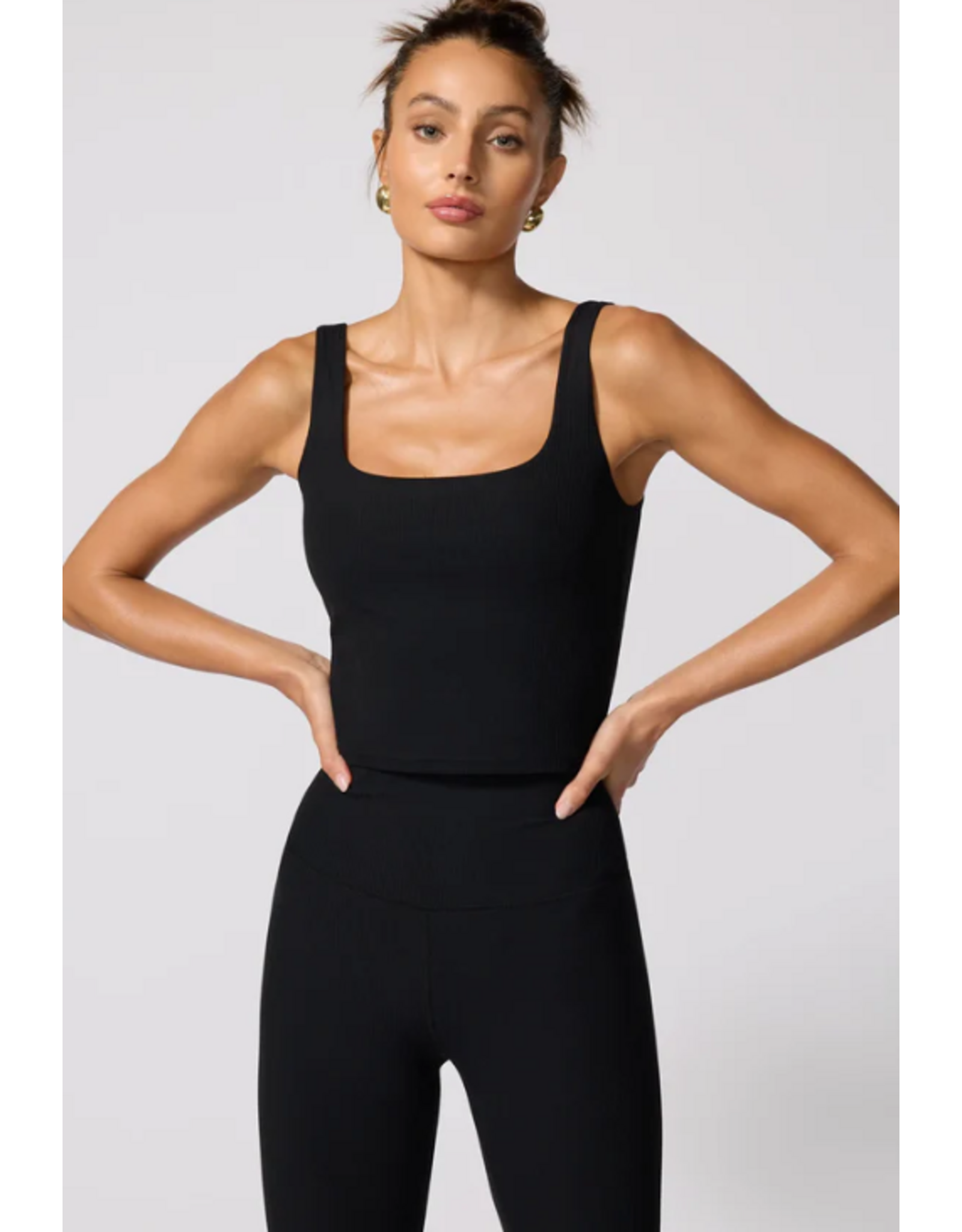 MPG 11A1161 RIBBED CROP CAMISOLE