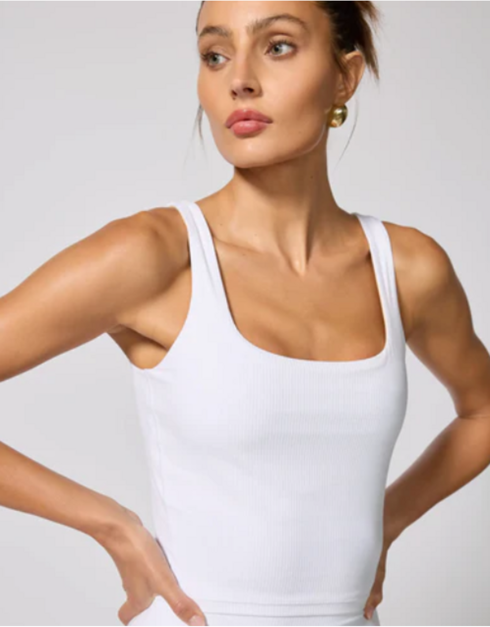 MPG 11A1161 RIBBED CROP CAMISOLE