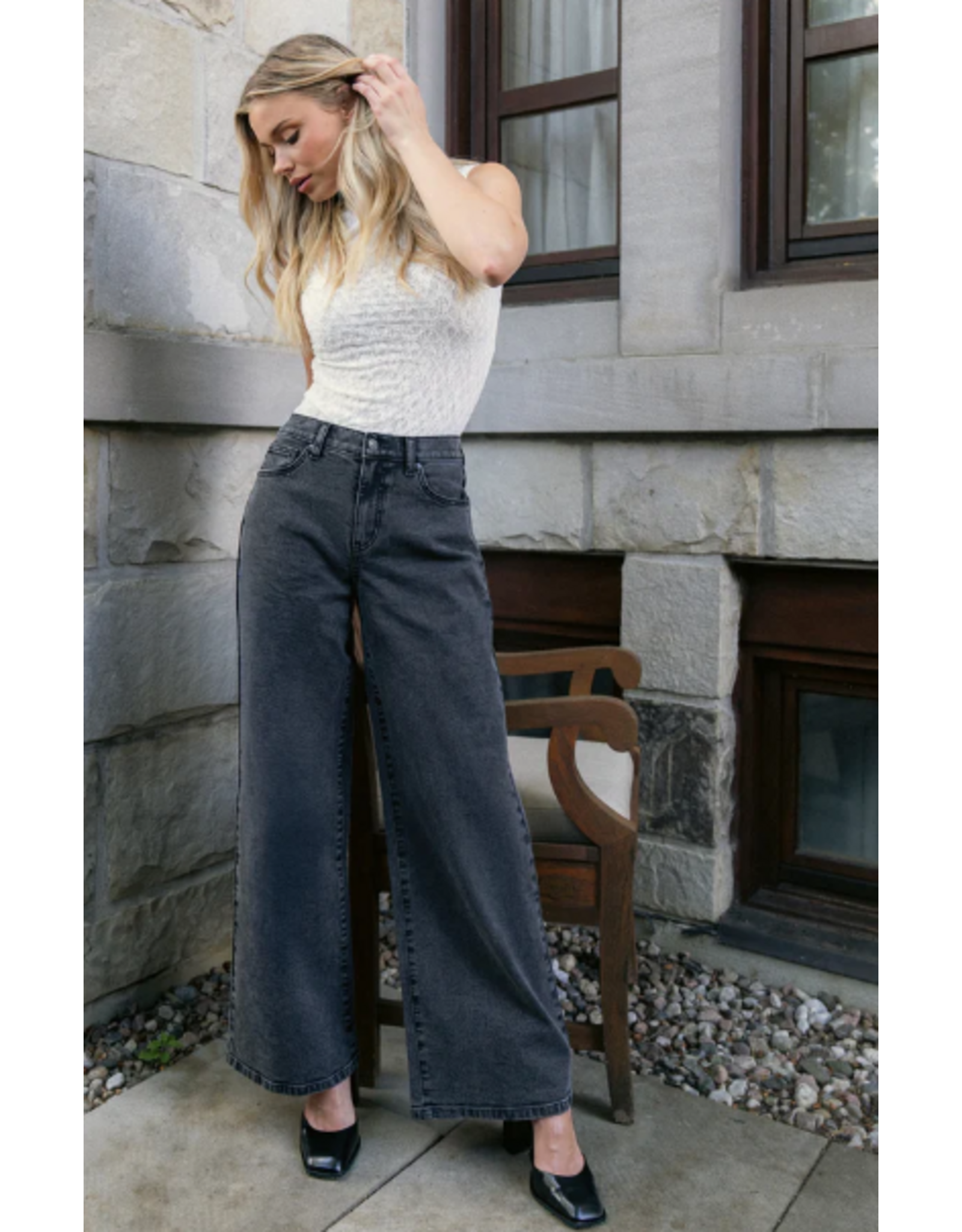 YOGA JEANS 2914 LILY WIDE LEG taille reg 31 po