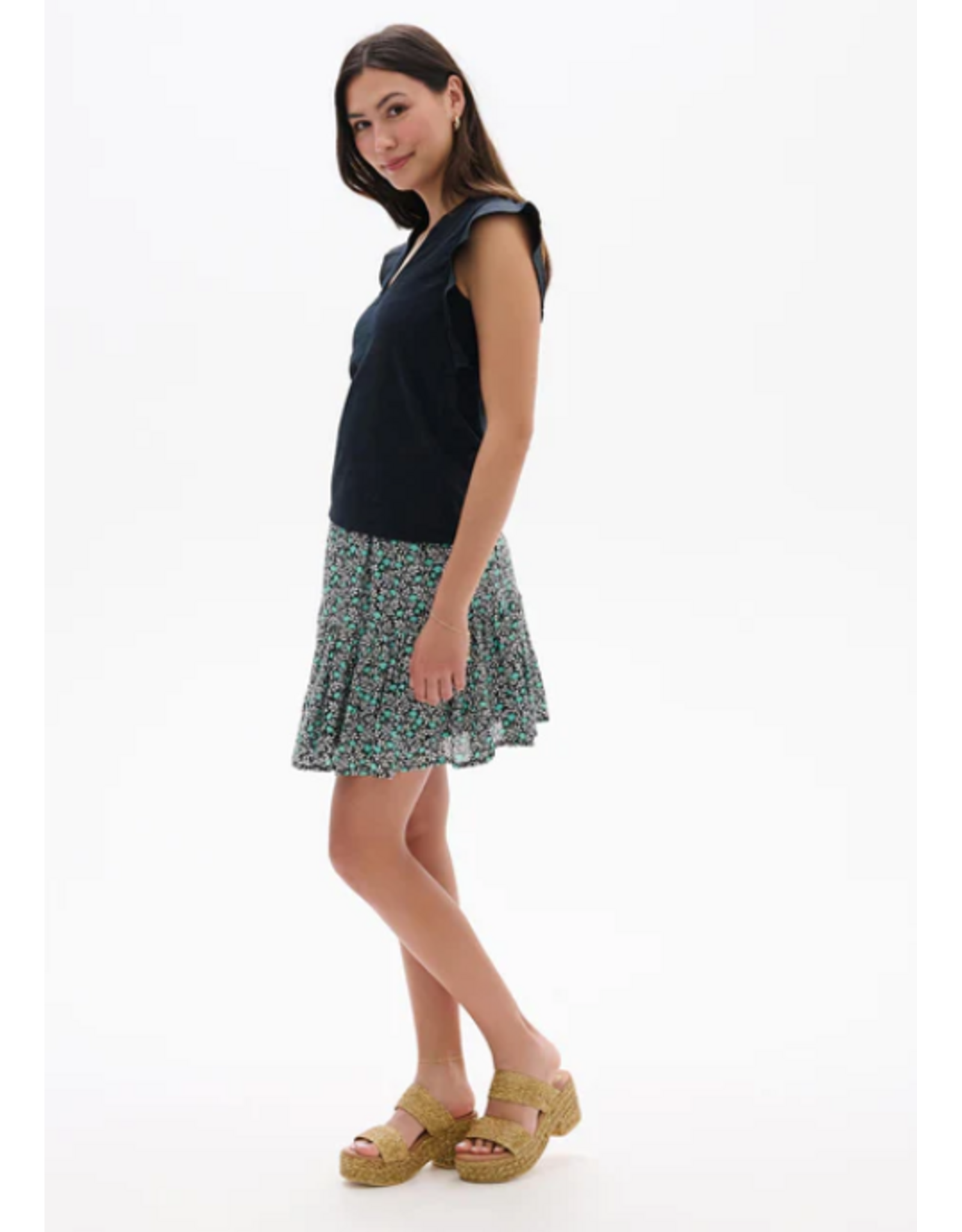 HATLEY S26CAL1904 mix media tank - caviar