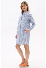 HATLEY S26CSL1872 julia shirt dress - classic stripes