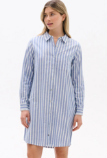 HATLEY S26CSL1872 julia shirt dress - classic stripes