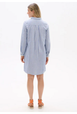 HATLEY S26CSL1872 julia shirt dress - classic stripes