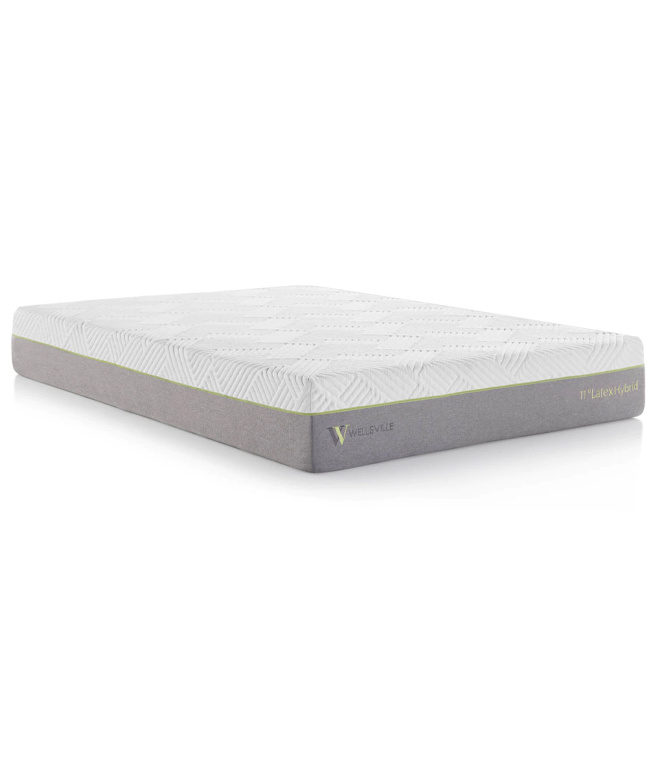 Wellsville 11" Latex Hybrid The Mattress and More Outlet Hiram